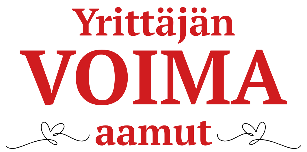 Yrittäjän VOIMA aamut -logo